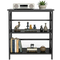 3 Tier Bookshelf Heavy Duty Metal Storage Shelving Unit – Adjustable Wire Rack Organizer