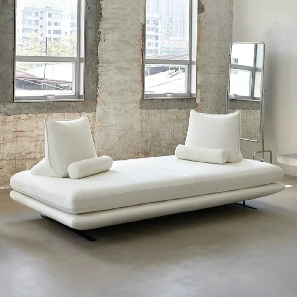 Cream Living Room Furniture Simple Casual Fabric Modern Luxurious Classic Leather Velvet Sofa 