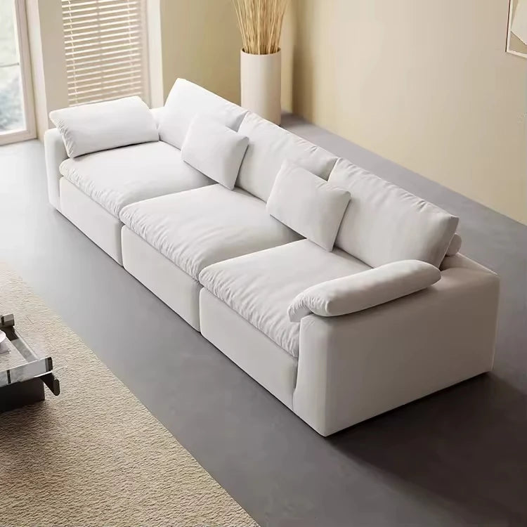 Modern Modular Sectional Sofa – Luxury Compression Fabric Recliner Couch