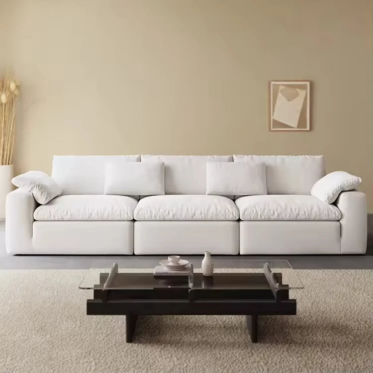 Modern Modular Sectional Sofa – Luxury Compression Fabric Recliner Couch