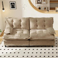 77" Modular Sectional Sofa-Chenille Deep 2 Seater Cloud Couch, Button Seat Cushions for Living Room & Apartment,, Customized