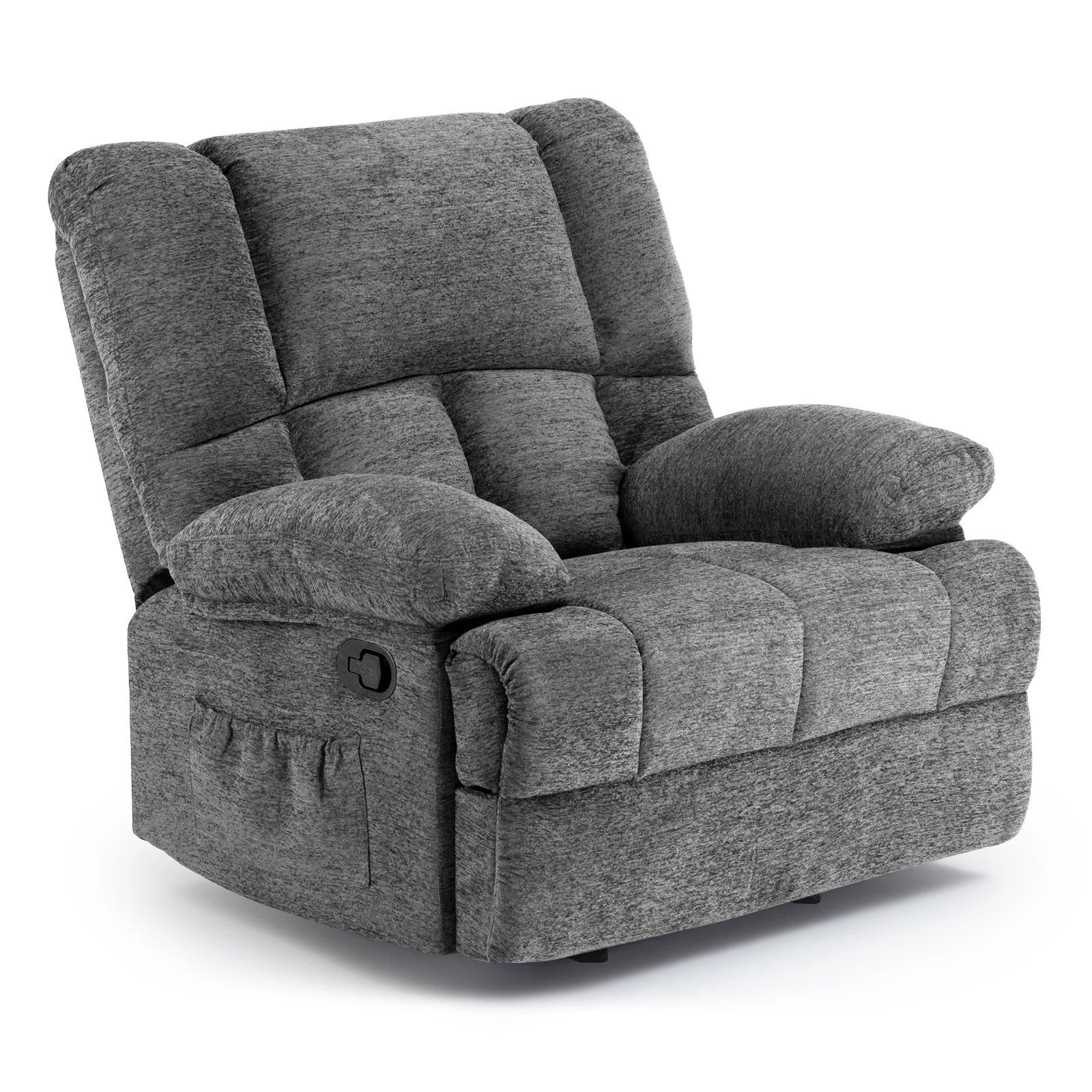 Oversized Rocker Recliner Chair, Upholstered High Back Comfortable & Heavy Duty, for Adults Living Room, Home Theater