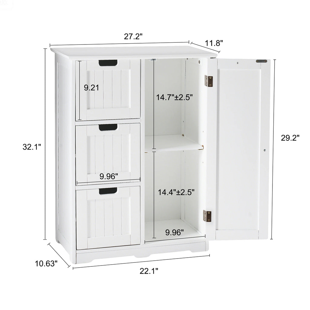 Modern 6 Drawer Dresser Chest – Spacious Bedroom Storage Organizer