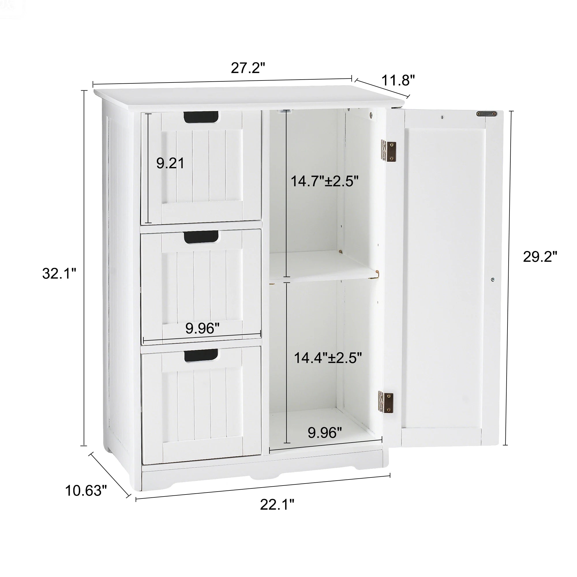 Modern 6 Drawer Dresser Chest – Spacious Bedroom Storage Organizer