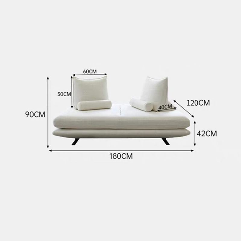 Cream Living Room Furniture Simple Casual Fabric Modern Luxurious Classic Leather Velvet Sofa 