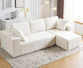 105" Cloud Modular Sectional Couch,Chenille Boneless Couches with Deep Seat,Upholstered L-Shape Sofa with Chaise,, Customized
